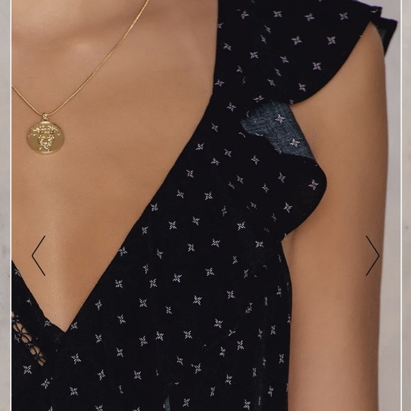 NWT Free People One of These Days Ruffled Open-Back Lounge Romper. - Picture 8 of 16